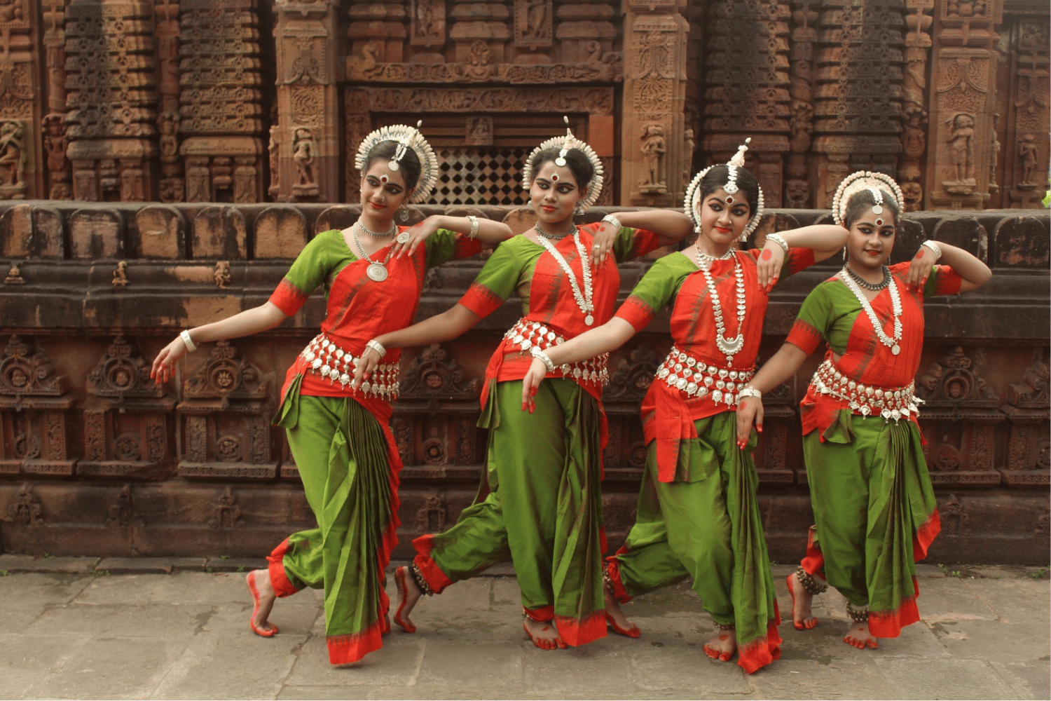 Odissi group performance