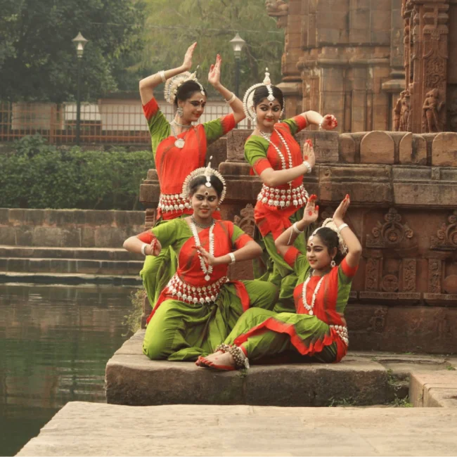 Odissi group performance